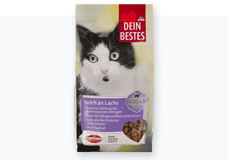 сува храна за мачки со лосос, 750 г