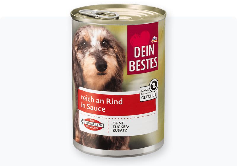 храна за кучиња со говедско месо, 400 г