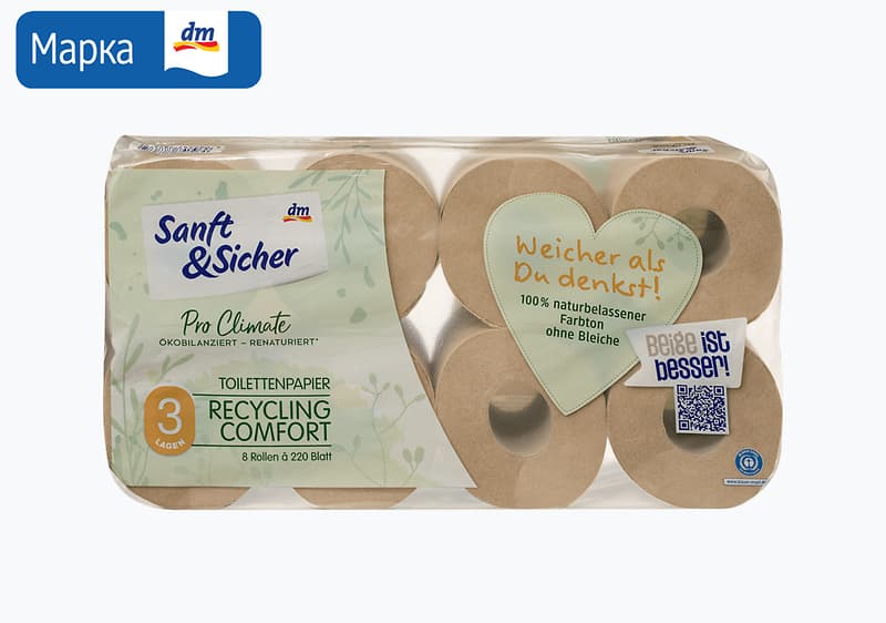 Sanft&Sicher  влажна тоалетна хартија, 50/1