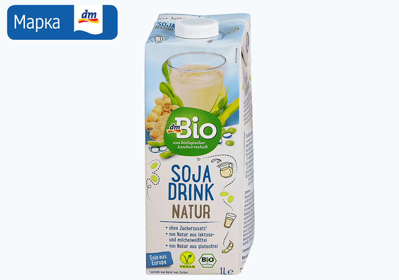 dmBio напиток од соја, 1 л