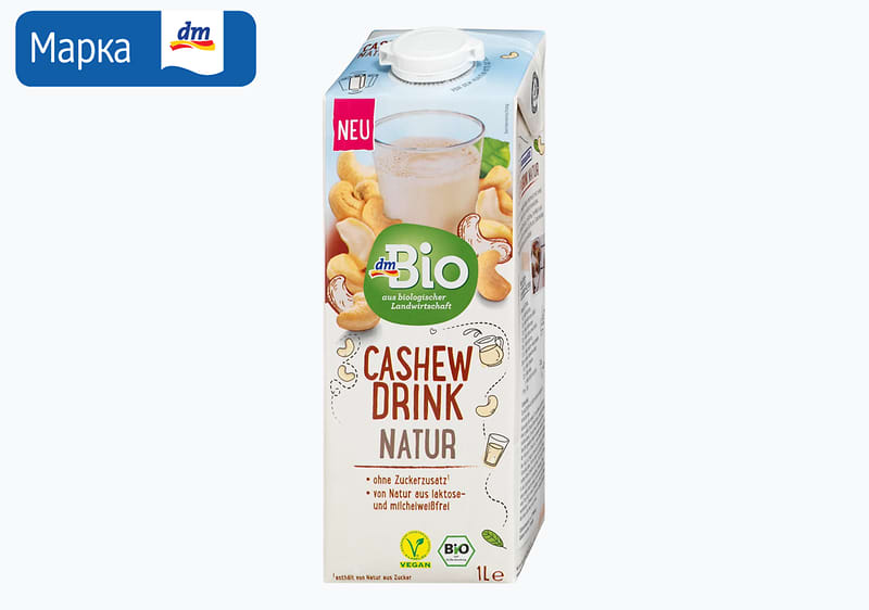 dmBio напиток од индиски ореви, 1 л