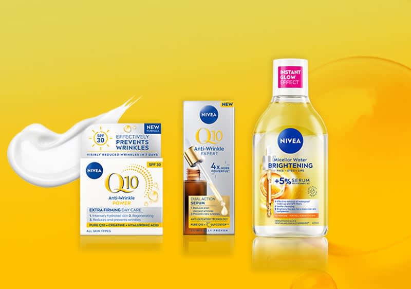 Nivea Q10 Energy Bühnebild