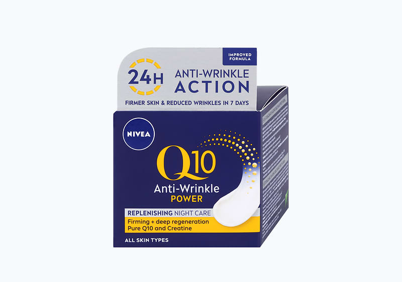 NIVEA Q10 Energy маска за лице, 1 парче