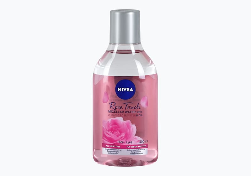 NIVEA Rose Touch мицеларна вода за чистење лице, 400 мл