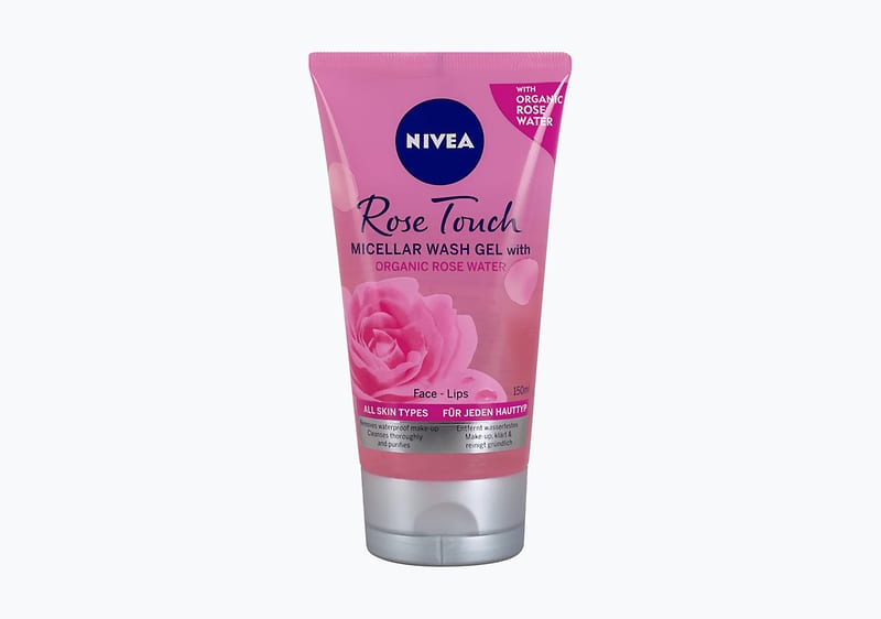 NIVEA Rose Touch мицеларен гел за миење лице, 150 мл