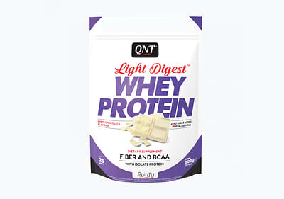 QNT Whey протеин со вкус на бело чоколадо, 500 г