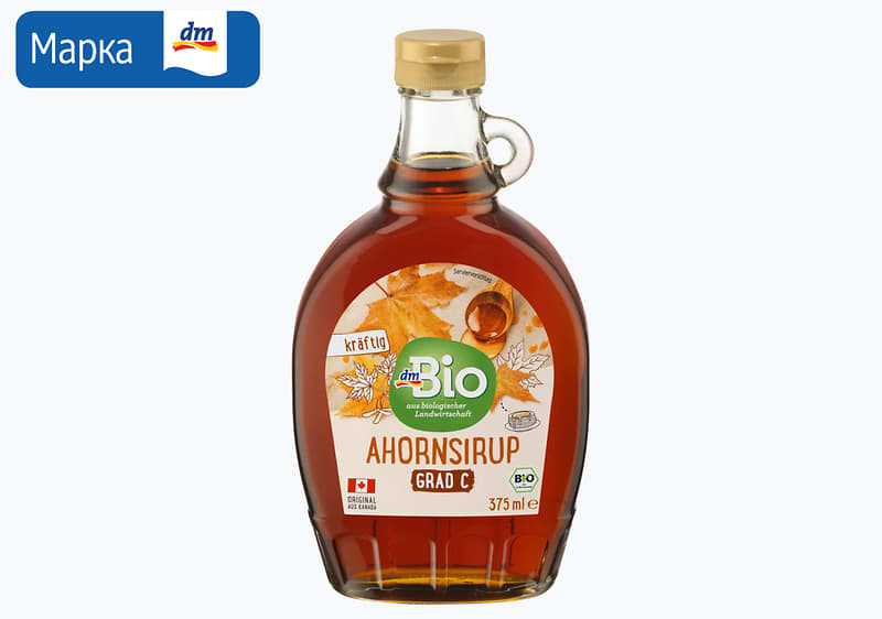 dmBio јаворов сируп, 375 мл