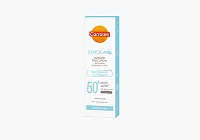 Carroten SENSICARE крем за лице за заштита од сонце З.Ф. 50+, 50 мл