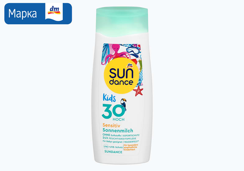SUNDANCE Kids детски крем за сончање З.Ф.30, 200мл