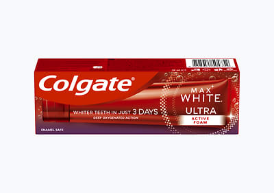 Colgate Max White Ultra Active Foam паста за заби, 50 мл