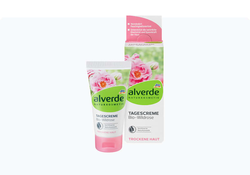 alverde дневен крем за лице, 50 мл