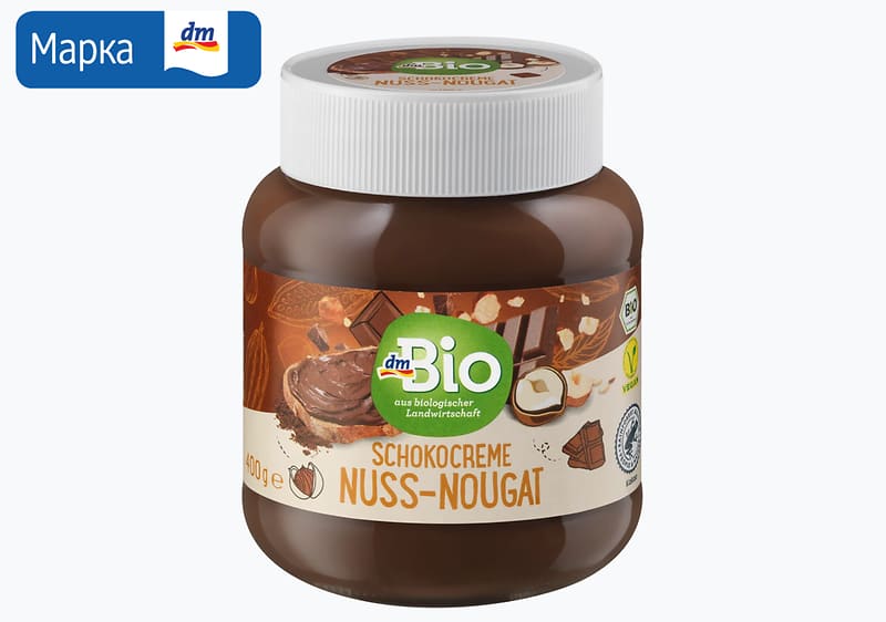 dmBio чоколаден крем со лешник, 400 г