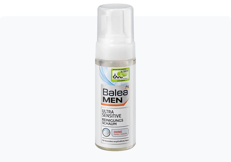 Balea MED Ultra Sensitive пена за миење лице за чувствителна кожа, 150 мл