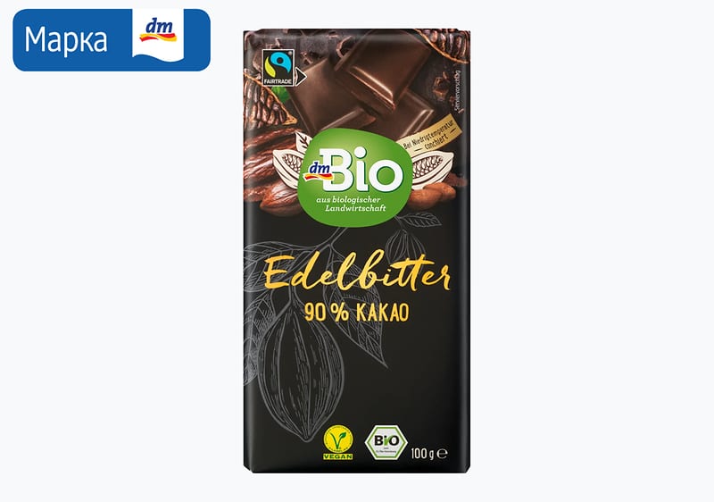 dmBio темно чоколадо, 100 г