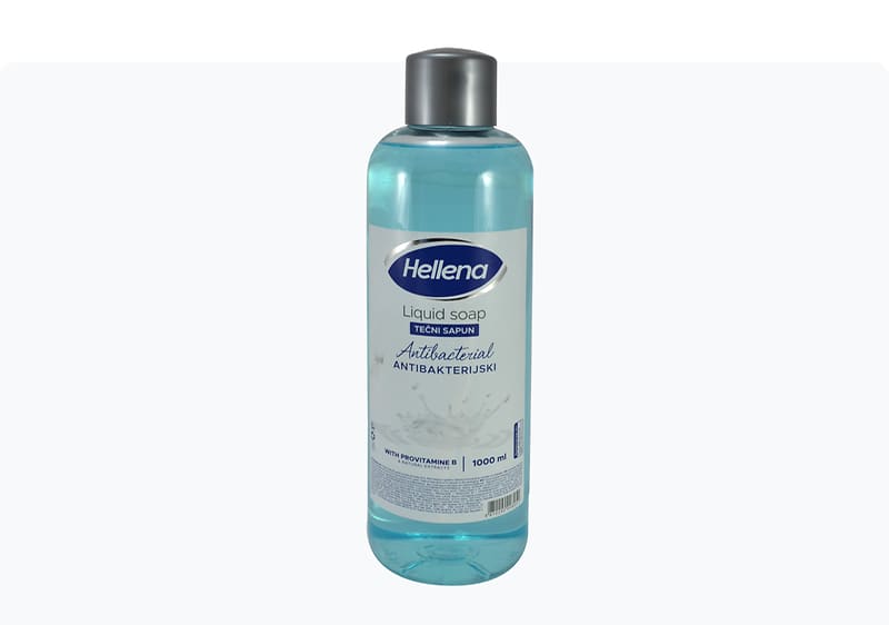 Hellena – антибактериски течен сапун за раце, 1 л