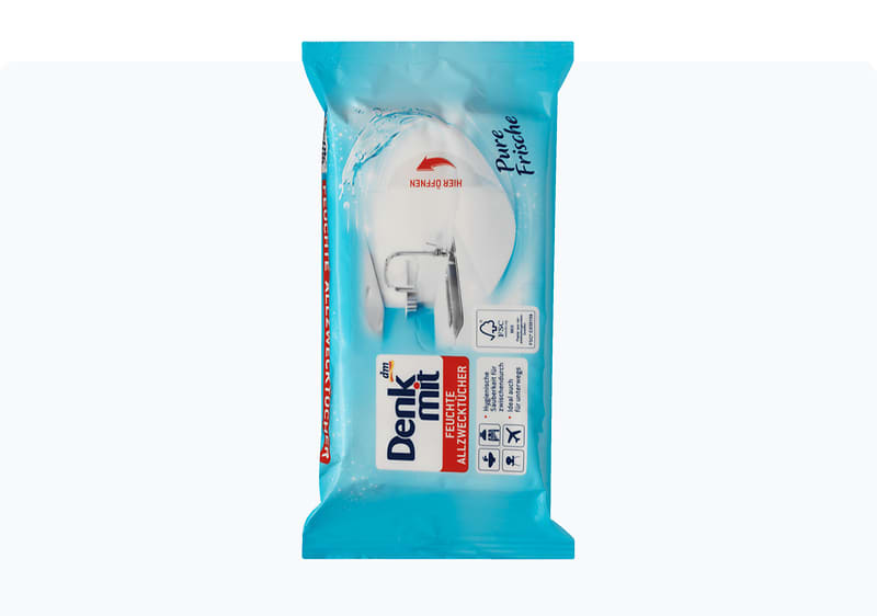 Denkmit влажни марамици за чистење, 50/1