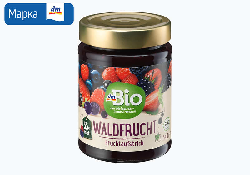 dmBio намаз од шумско овошје, 340 г