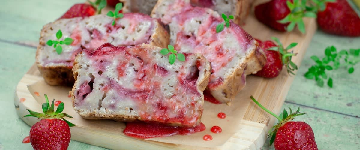 Banana leb so jagodi