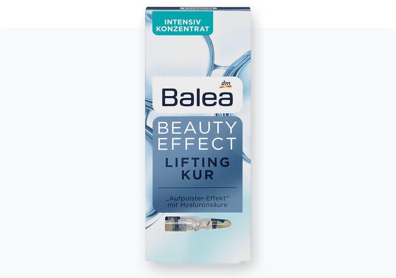 Balea BEAUTY EFFECT интензивен третман за лице, 7 ампули
