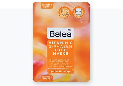 Balea туфер маска за лице витамин Ц, 1 парче