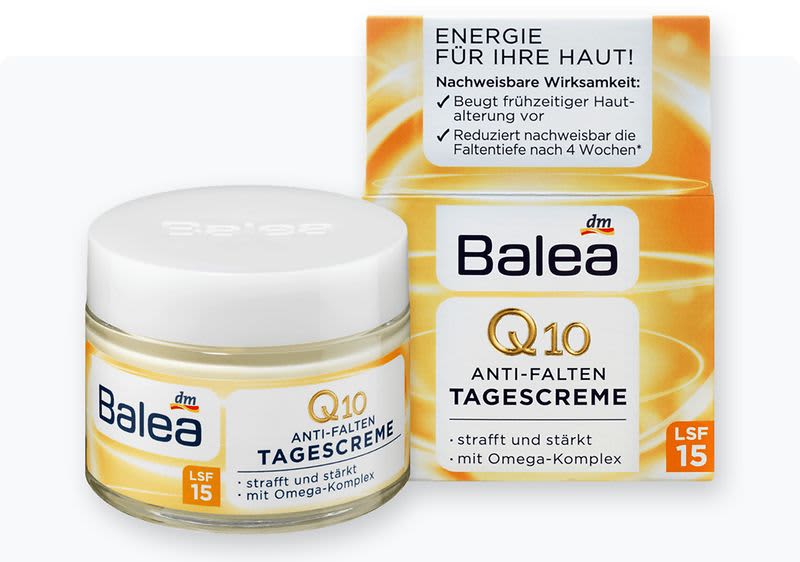 Balea Q10 дневен крем за лице, 50 мл