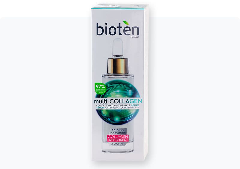 bioten multi COLLAGEN серум за лице, 30 мл