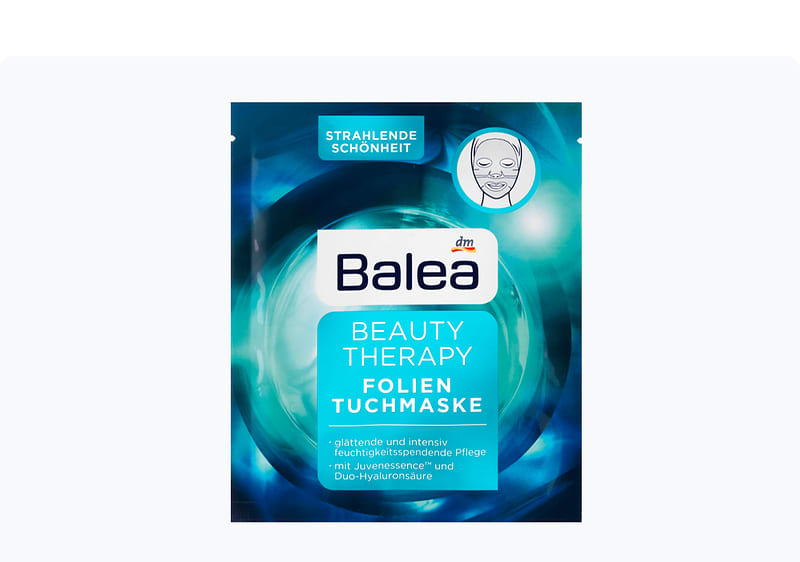 Balea фолија маска за лице, 1 парче