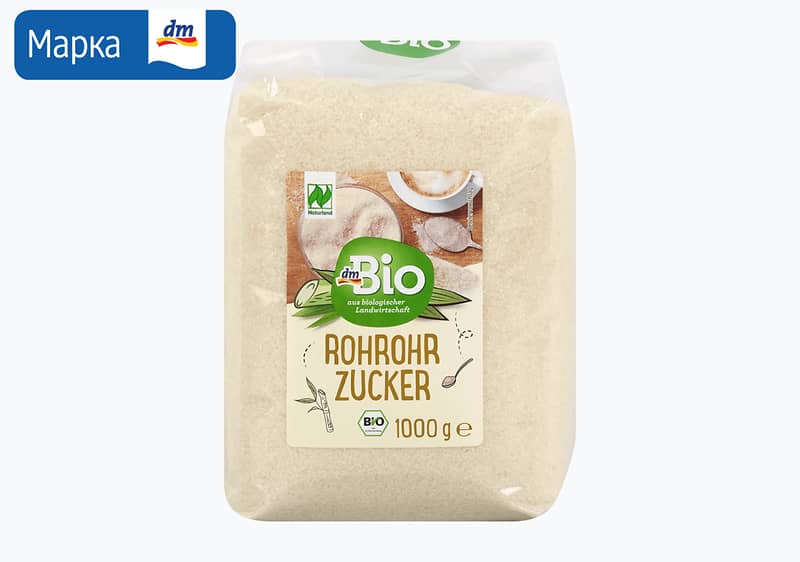 dmBio шеќер од шеќерна трска, 1 кг