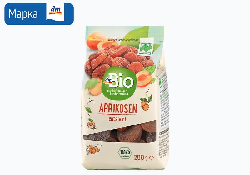 dmBio суви кајсии, 200 г