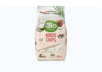 dmBio, чипс од кокос, 100 г 