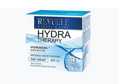 REVUELE HYDRA хидратантен дневен крем за лице З.Ф. 15, 50 мл