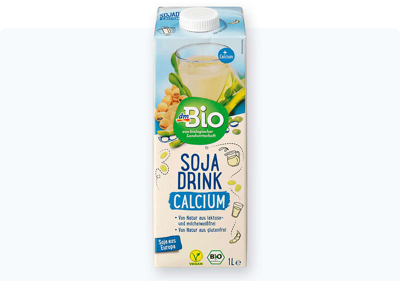 dmBio напиток од соја CALCIUM, 1 л 