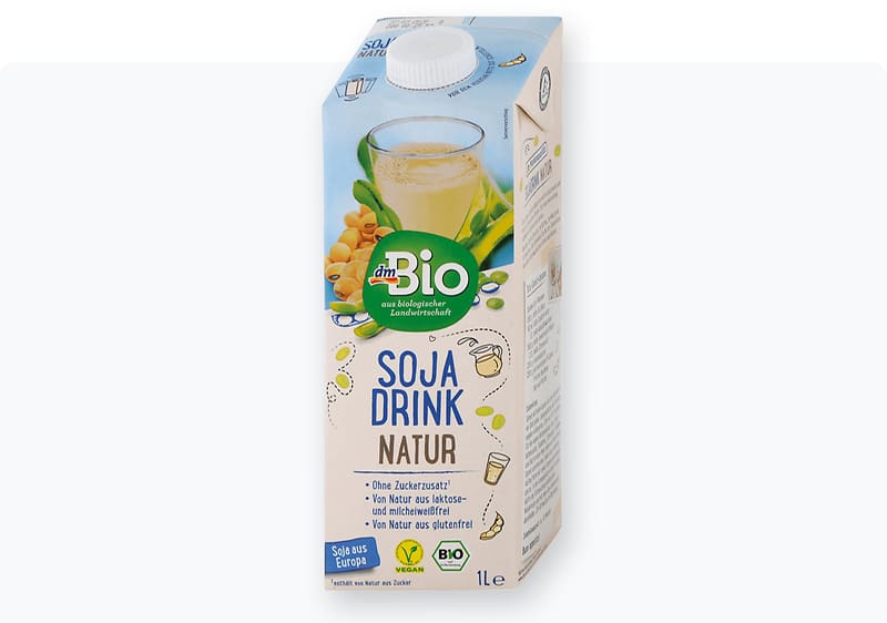 dmBio напиток од соја NATUR, 1 л 