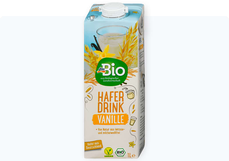 dmBio напиток од овес VANILLE, 1 л