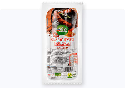 dmBio вегански кобасици, 130 г