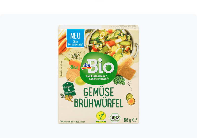 dmBio коцка за супа, 6/1