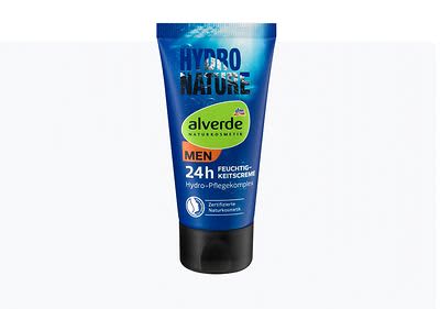 alverde MEN хидратантен крем за лице, 50 мл