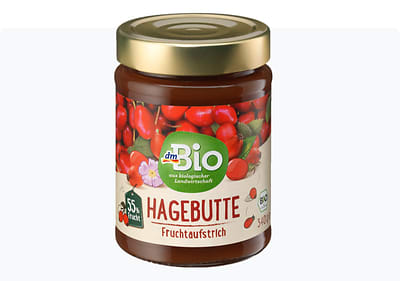 dmBio овошен намаз од шипинки, 340 г