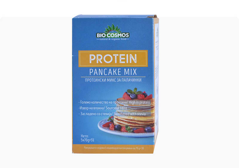BIO COSMOS смеса за протеиснки палачинки, 5х70 г