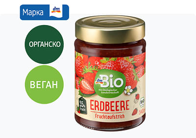 dmBio џем од јагоди, 340 г