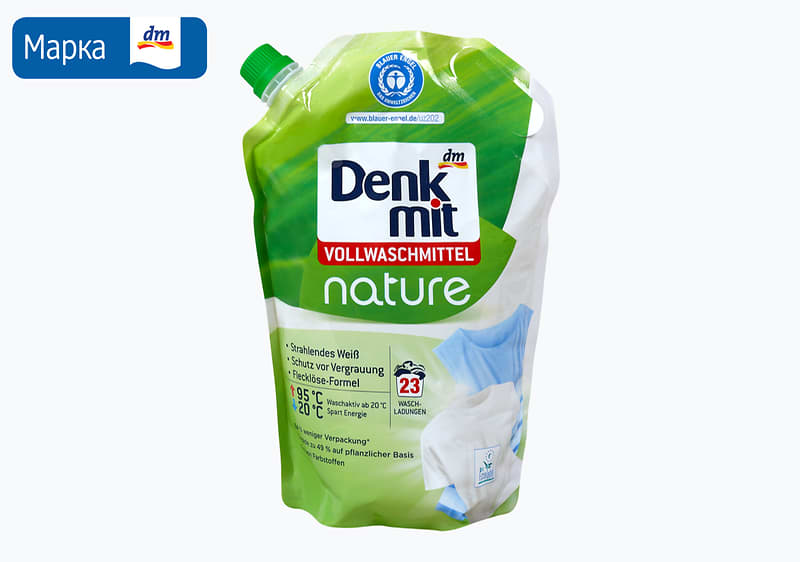 Denkmit течен детергент за шарени алишта, 23 перења