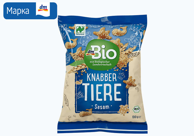 dmBio грицки со сусам, 100 г