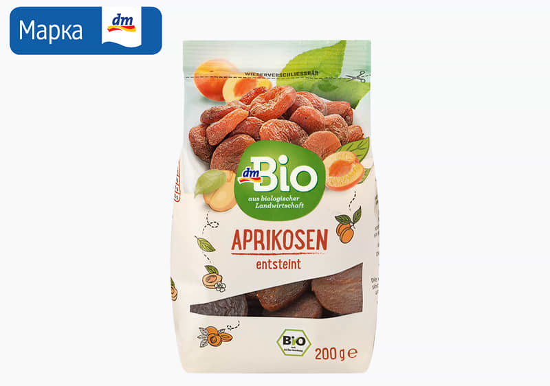 dmBio суви кајсии, 200 г