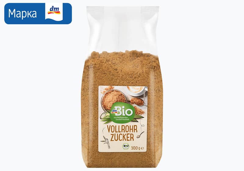 dmBio шеќер од шеќерна трска, 500 г
