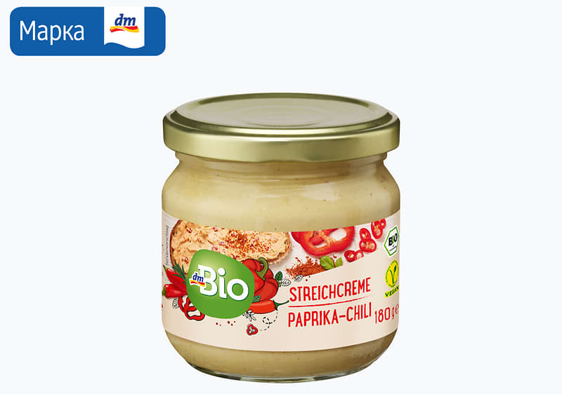 dmBio намаз со чили пиперка, 180 г