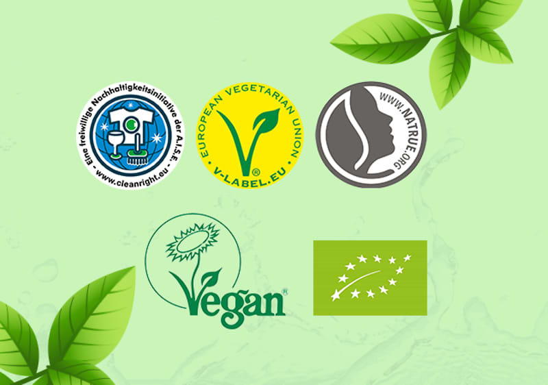 Ekološke oznake na proizvodima dm marke.