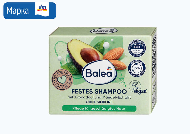 Balea Lovely Rose цврст регенератор за коса, 60 г