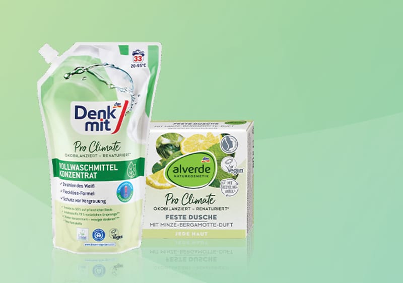 Ekološke oznake na proizvodima dm marke.