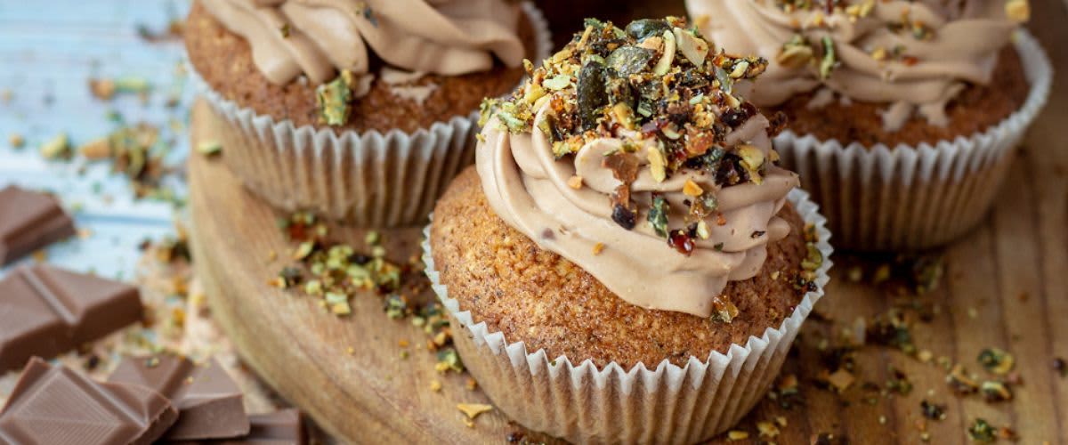 Зачинети мафини со тиква и спелта